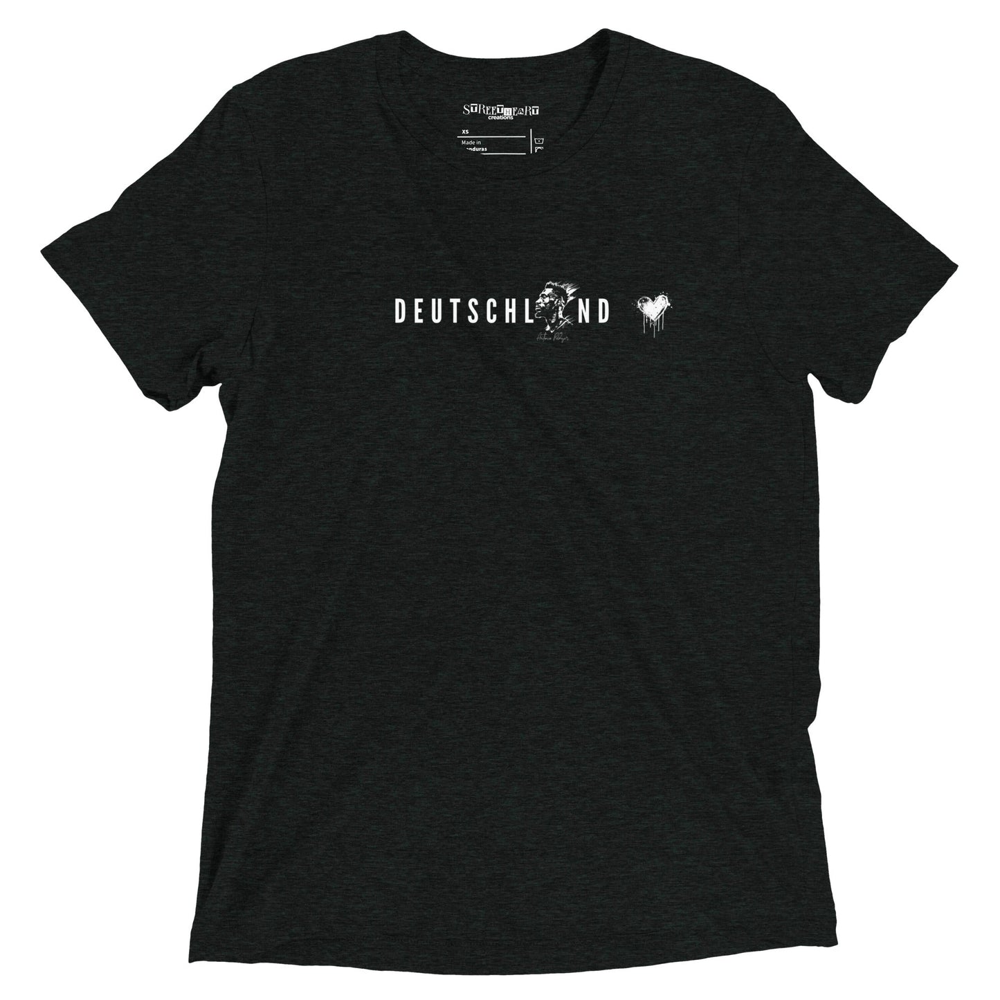 Deutschland Short Sleeve T-shirt #Footie - StreetHeartCreations