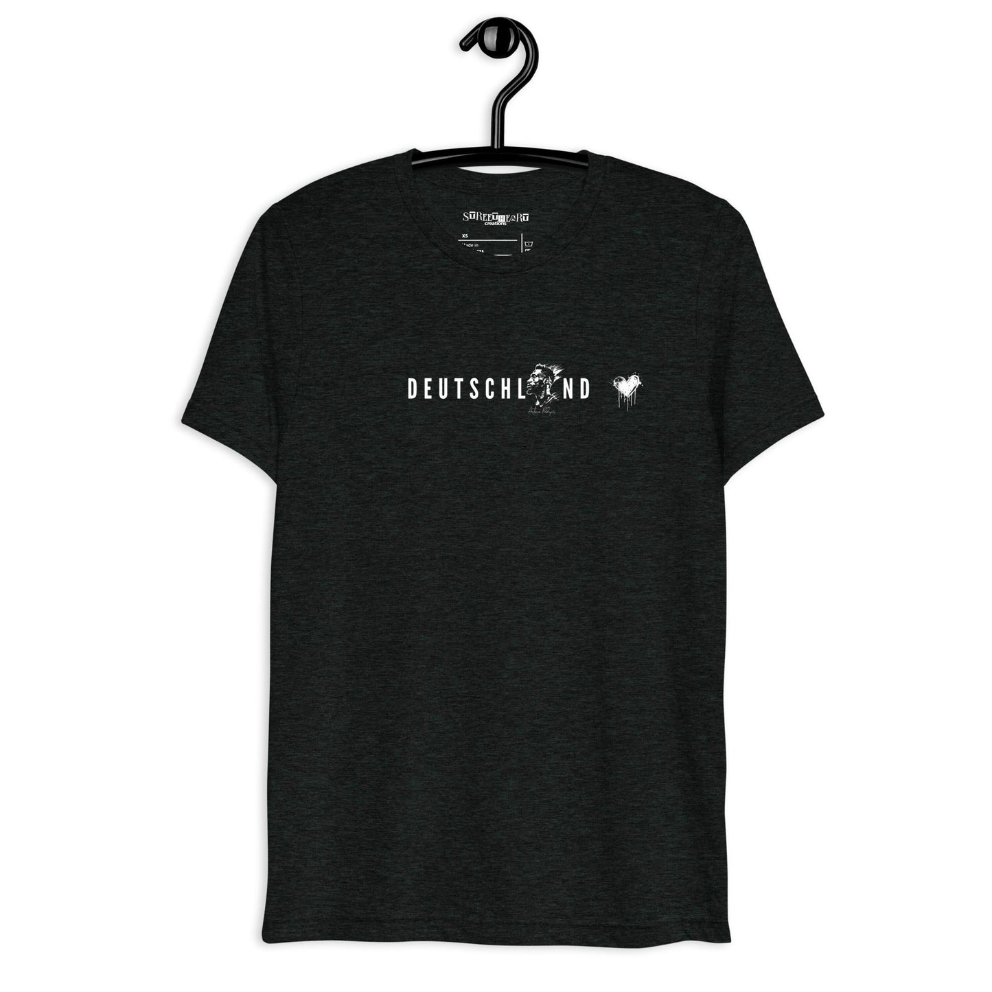 Deutschland Short Sleeve T-shirt #Footie - StreetHeartCreations