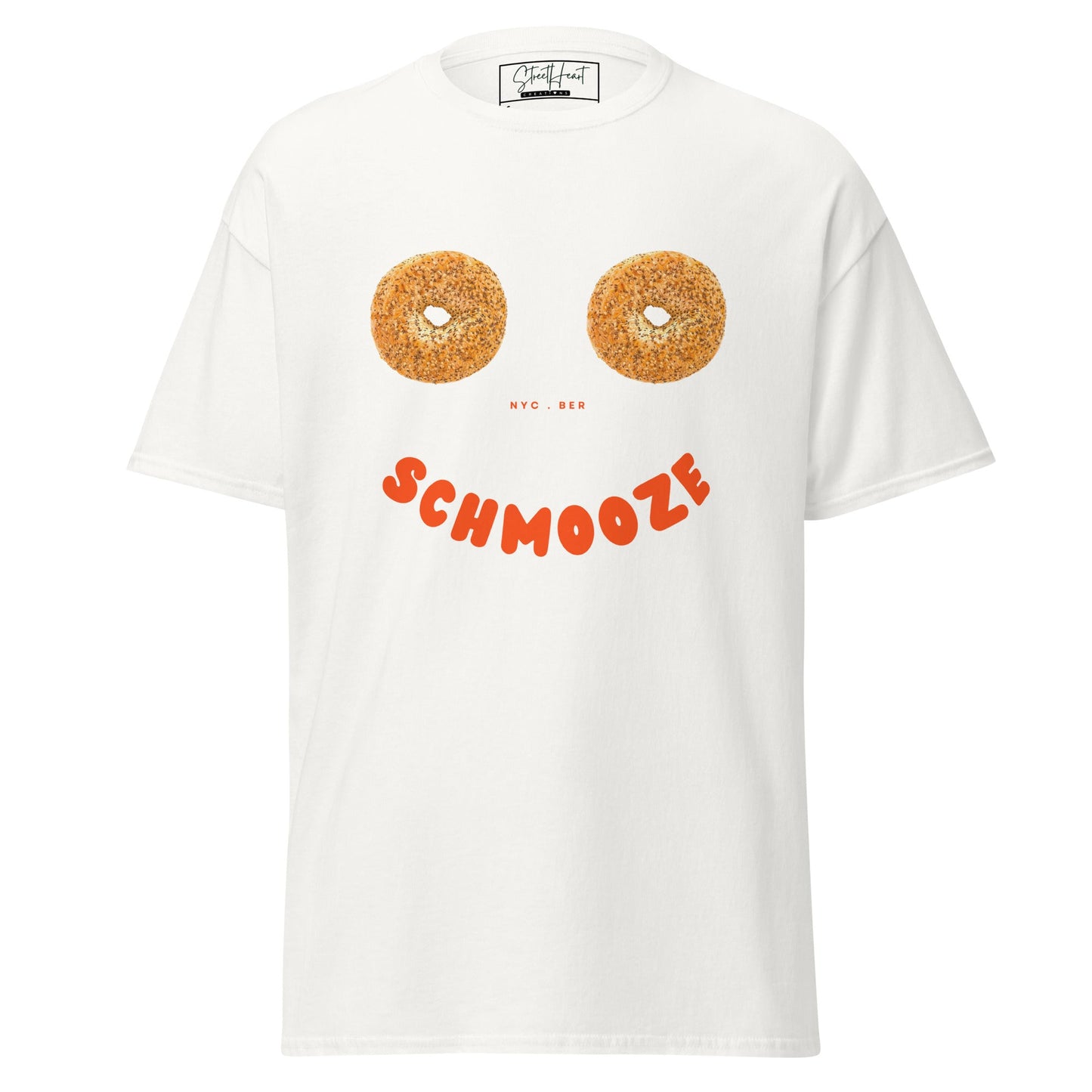 Schmooze Bagel Boobs Tee - StreetHeartCreations