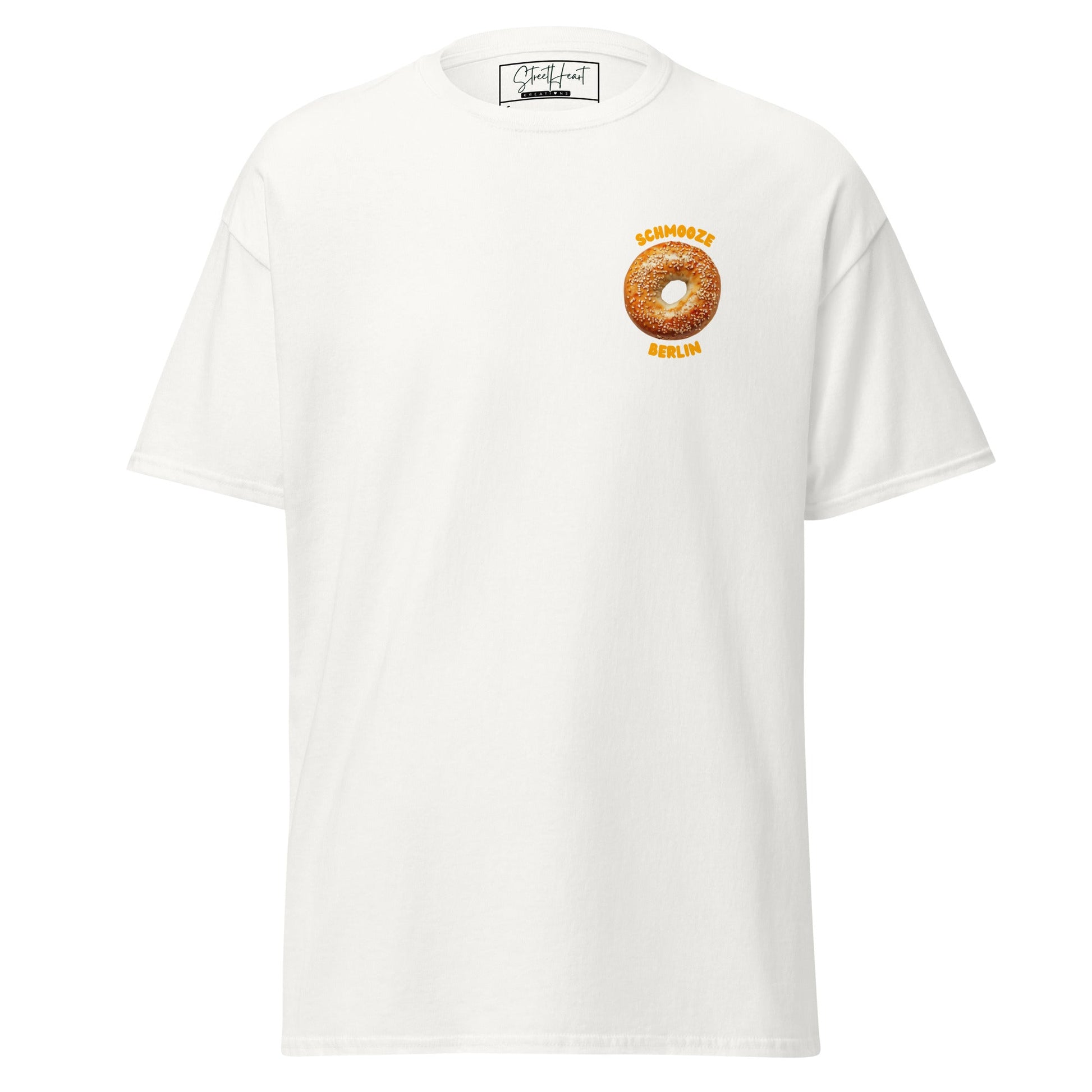 Schmooze Berlin Brown Bagel Tee - StreetHeartCreations